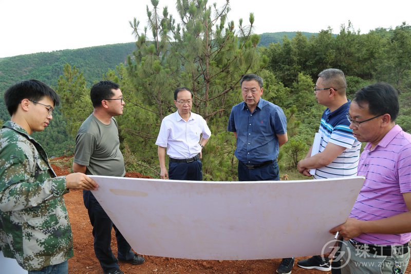 高阳到田坝乡调研重点项目工程前期工作情况