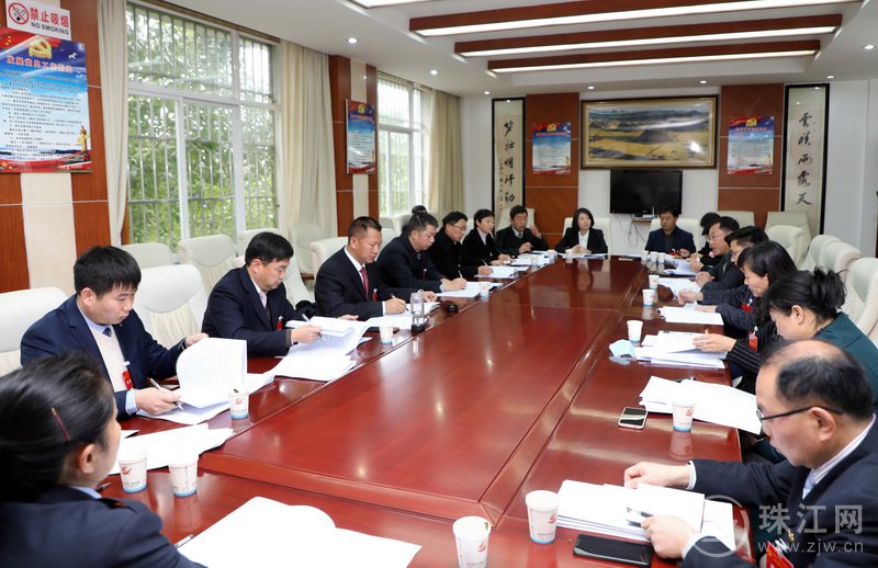 罗平县委十三届八次全体（扩大）会议进行分组讨论