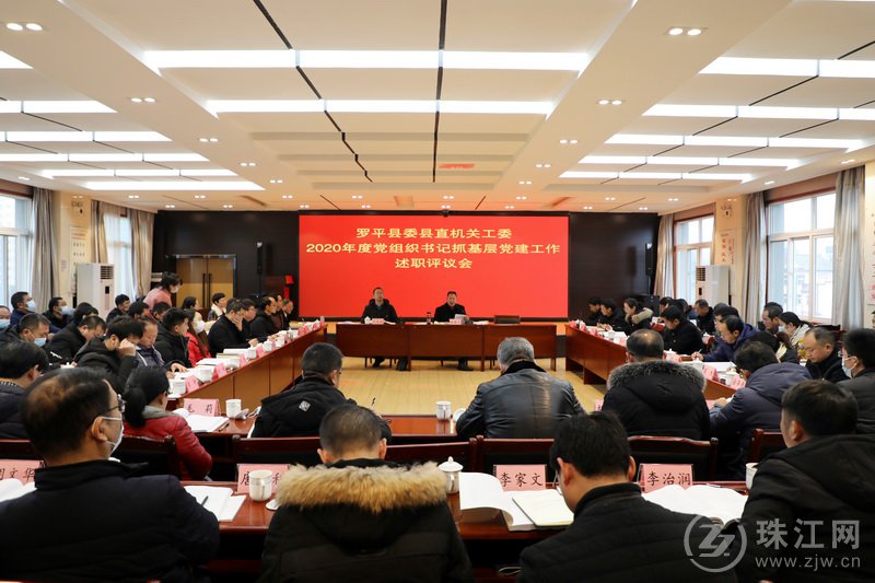 罗平县召开2020年度县直机关党组织书记抓基层党建工作述职评议会