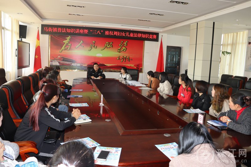 “三八女神节” 马街派出所联合村（社区）妇联开展防诈骗宣传动员活动