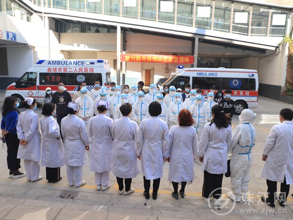 曲靖市二院组织开展全员大规模核酸检测应急演练