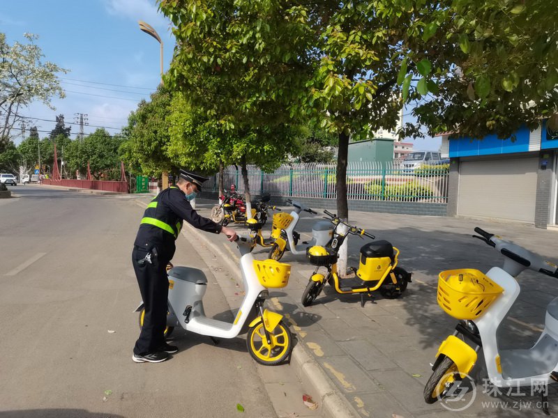 沾益区城市综合管理局规范共享单车停放营造良好市容环境秩序