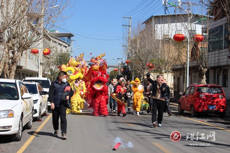 【我在云南过大年】【新春走基层】大庄龙狮齐舞贺新年