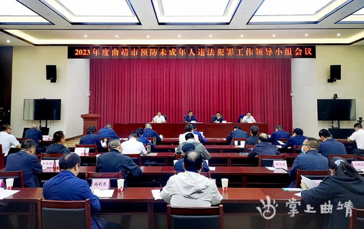 曲靖召开预防未成年人违法犯罪工作领导小组会议