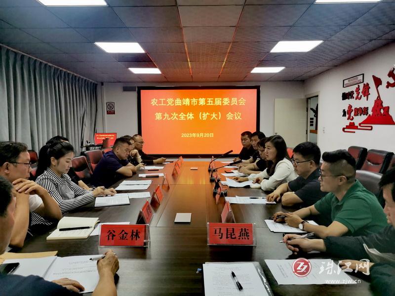 农工党曲靖市第五届委员会召开第九次全体（扩大）会议

