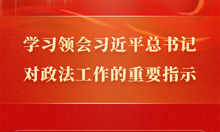 学习领会习近平总书记对政法工作的重要指示