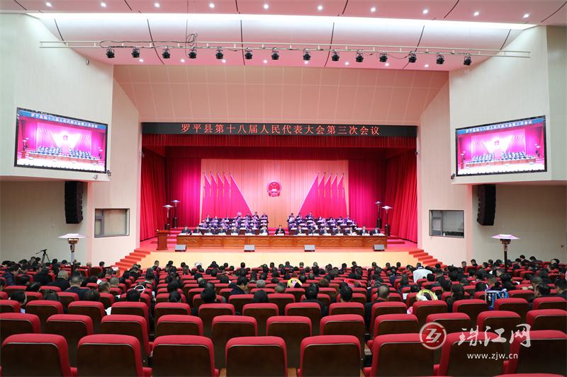 罗平县十八届人大三次会议举行第二次全体会议