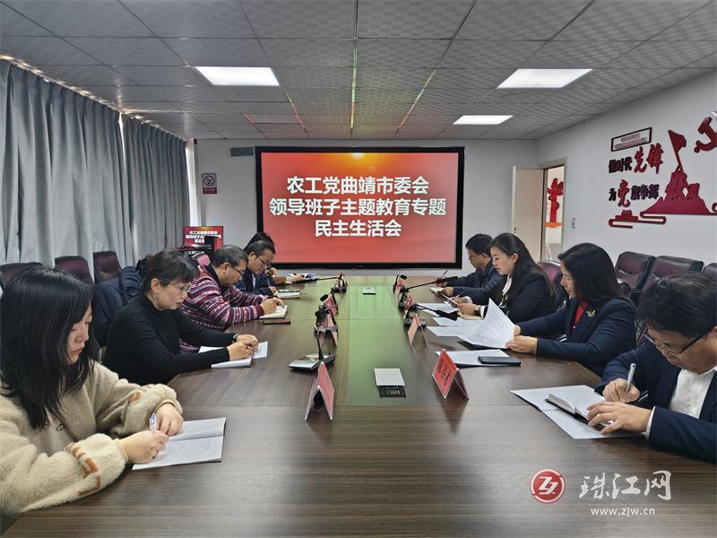 农工党曲靖市委会召开领导班子主题教育专题民主生活会