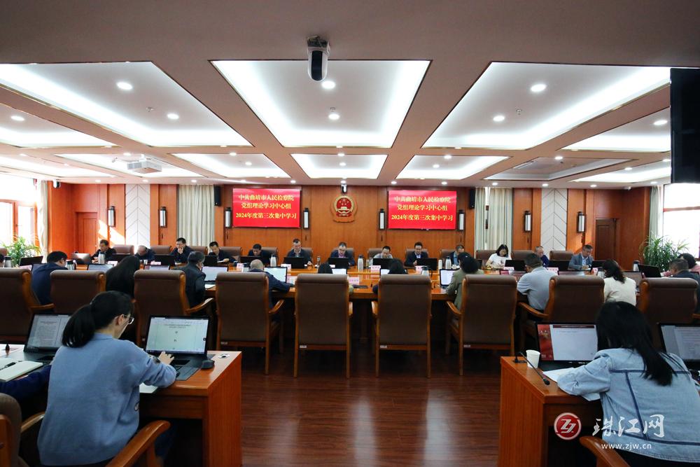 曲靖市检察院党组理论学习中心组举行2024年第三次集中学习