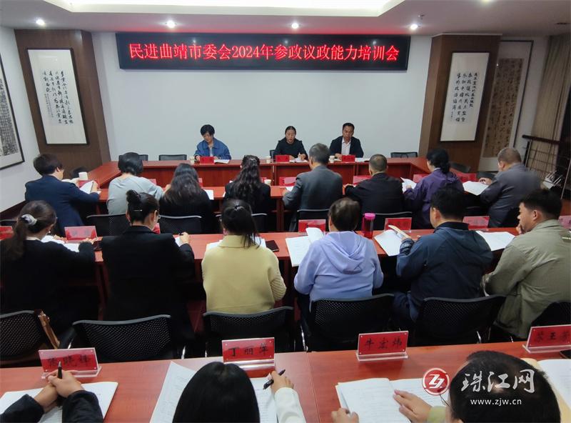 民进曲靖市委会开展2024年参政议政能力培训