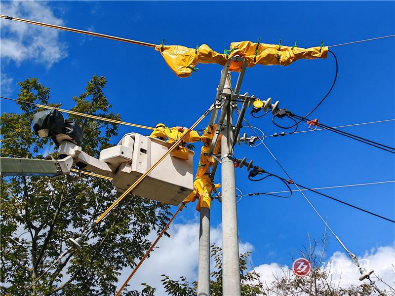 南方電網(wǎng)云南曲靖會澤供電局魯納供電所：及時消缺提升供電線路防冰抗冰能力