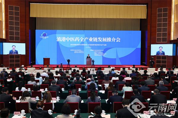 滇港中医药全产业链发展推介会在昆明举行