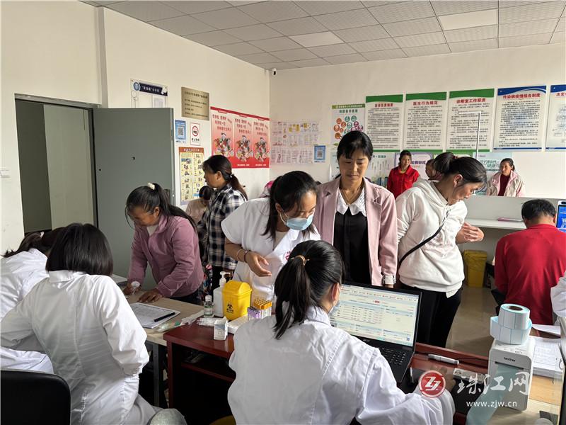 清水社区卫生院为辖区适龄妇女开展免费两癌筛查